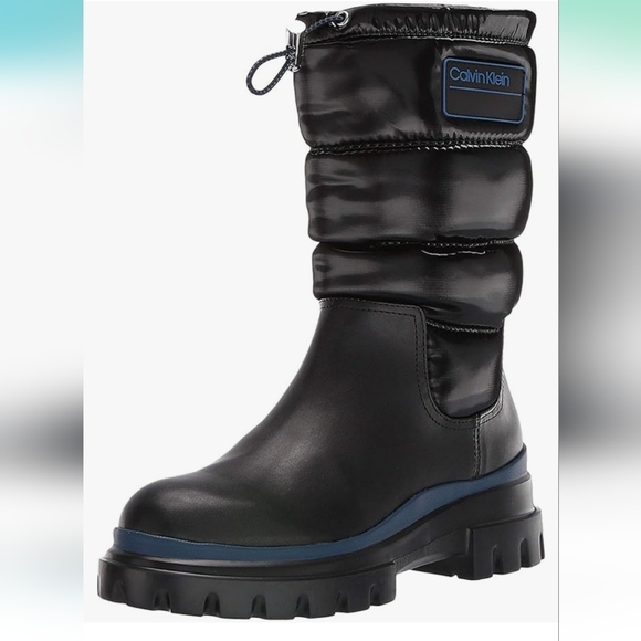 CALVIN KLEIN LAETON PUFFY BOMBER BOOTS 5.5M - Picture 2 of 13